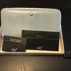 Montblanc 8cc zip long wallet